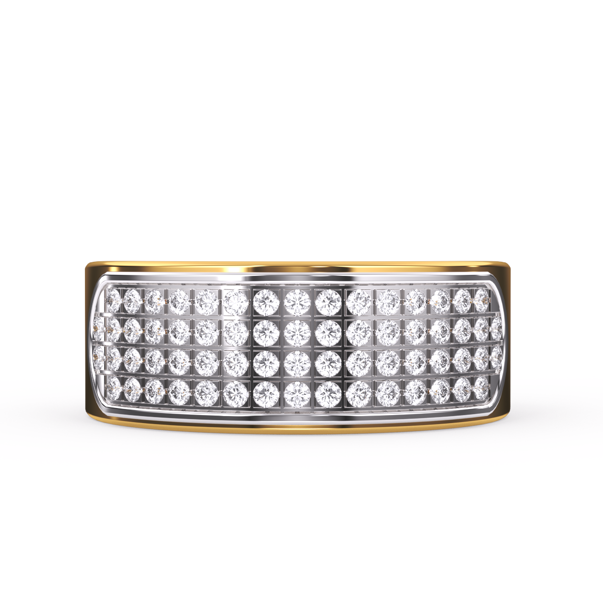 Classic Diamond Half Eternity Men’s Ring